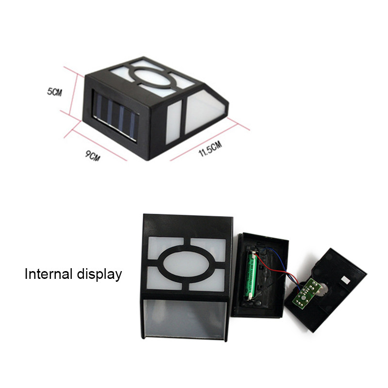 Staro zidno LED svjetlo na solarni pogon Vanjska vrtna staza Pejzažna dvorišna svjetiljka SCVD889