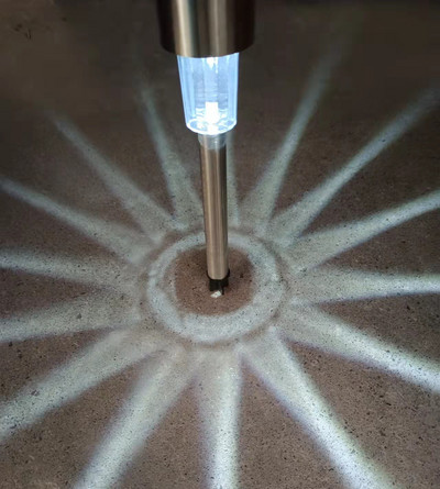 Solar Ground Plug Lamp LED napelemes pázsit lámpa kültéri vízálló kerti dekorációs udvar