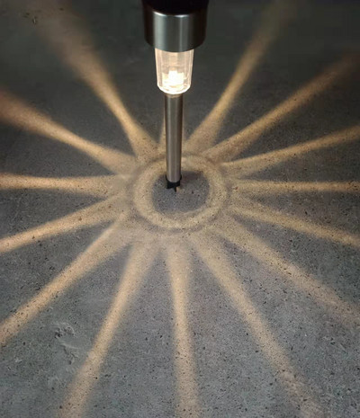 Solar Ground Plug Lamp LED napelemes pázsit lámpa kültéri vízálló kerti dekorációs udvar