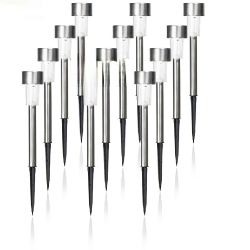 Solar Ground Plug Lamp LED napelemes pázsit lámpa kültéri vízálló kerti dekorációs udvar