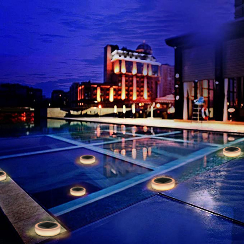 Saules ūdens peldošā gaisma āra 8LED peldošā dārza gaisma JAUNUMS