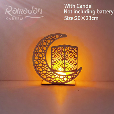 Moon Star Lights Ραμαζάνι Διακοσμήσεις String Light Eid Mubarak Lighting Ramadan Eid al-Fit Μουσουλμανικά προϊόντα Διακόσμηση Φωτάκια γιρλάντα