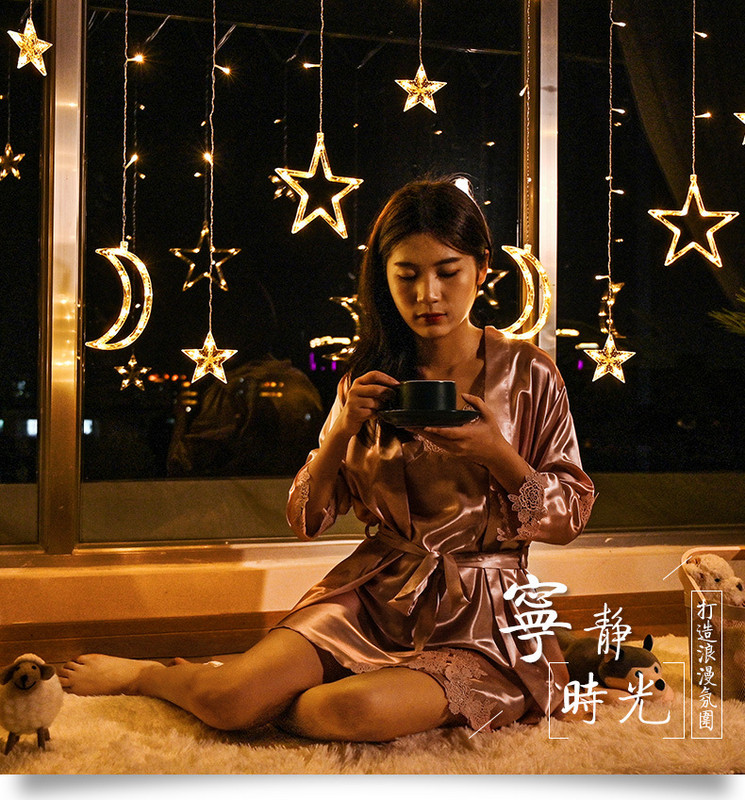 Moon Star Lights Ραμαζάνι Διακοσμήσεις String Light Eid Mubarak Lighting Ramadan Eid al-Fit Μουσουλμανικά προϊόντα Διακόσμηση Φωτάκια γιρλάντα