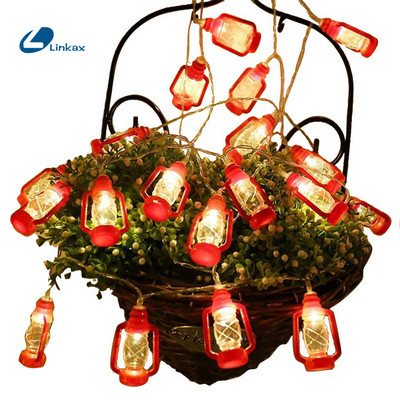 10 gaismas diodes 1,6 M petrolejas stīgas lampiņas Fairy Garland laternas virkne AA ar baterijām darbināma mājas Ziemassvētku ballīšu dekorēšanas gaismas virtene
