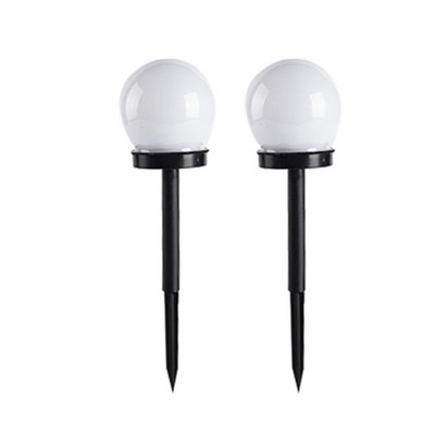 2 buc. Lumină solară cu LED-uri pentru căi de grădină în aer liber Lampă cu energie solară pentru gazon curte Bec de decorare a peisajului Lămpi stradale impermeabile