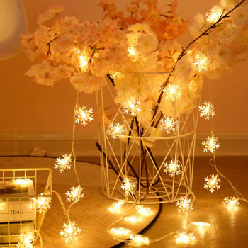 Led фея светлини гирлянди топки струнни светлини Коледен гирлянд Led светлина за Нова година 2023 Коледни украси Светлини