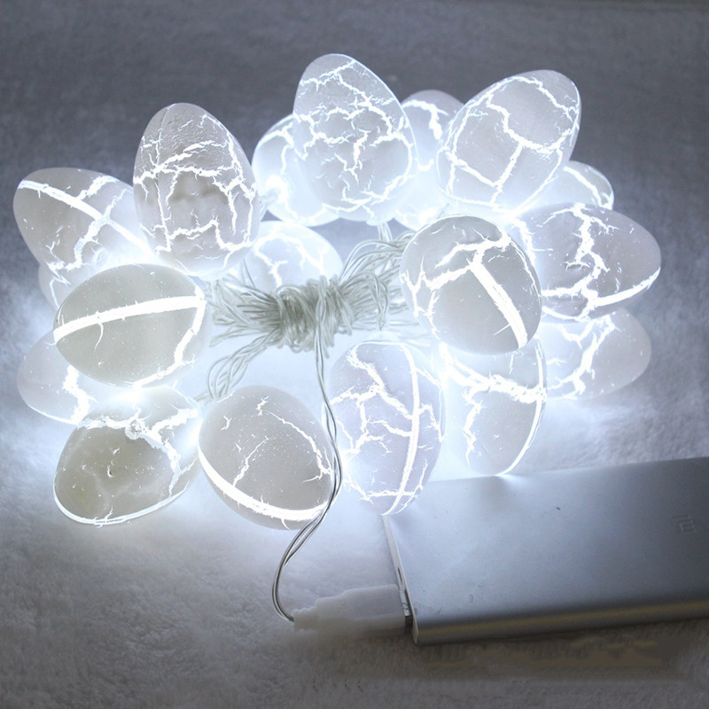 1,5M 10LED LED lempučių stygos Velykų kiaušinių stygos lemputės zuikis fėjos lemputės girliandos Kalėdų vakarėlio ornamentas namų dekoravimui