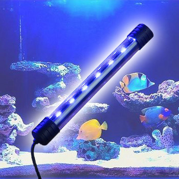 Υποβρύχιο Ενυδρείο LED Light Fish for Tank Lamp με ισχυρές βεντούζες Πλήρεις αδιάβροχες φωτεινές μπάρες φωτισμού για ψάρια