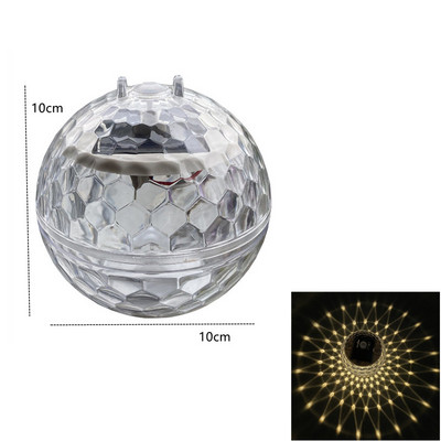 Peldošās bumbas baseina gaismas zemūdens gaismas ballītes nakts gaisma ar saules enerģiju darbināmi ūdensizturīgi peldbaseina piederumi āra apgaismojums