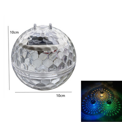 Peldošās bumbas baseina gaismas zemūdens gaismas ballītes nakts gaisma ar saules enerģiju darbināmi ūdensizturīgi peldbaseina piederumi āra apgaismojums