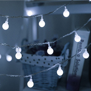 LED guľové svetielka, rozprávkové svetielka, USB/batériové napájanie, pouličná girlanda, novoročné vianočné dekorácie na stromček, svadobné párty, párty dekorácie.