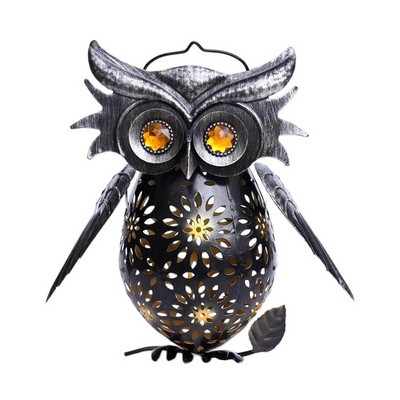 Vrtna svjetla za šetalište, terasu, dvorište, vrt LED svjetiljka za stazu Svjetiljka za travnjak Sova Solarna svjetlost Sova Lampioni Vanjska rasvjeta