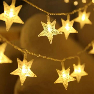 Fulgi de zăpadă Star Ball Lumini LED Lumini zâne Usb/funcționează cu baterie Lampă Ghirlandă stradală Decoratiuni pentru pomul de Anul Nou