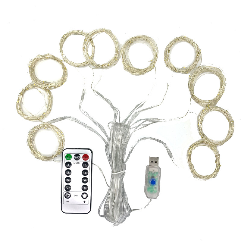 6/4/3M Festoon Cortina de Crăciun Ghirlandă Luminoasă Decor de Crăciun Fericit Pentru Acasă Ornament de Crăciun Cadouri de Crăciun Navidad Anul Nou.