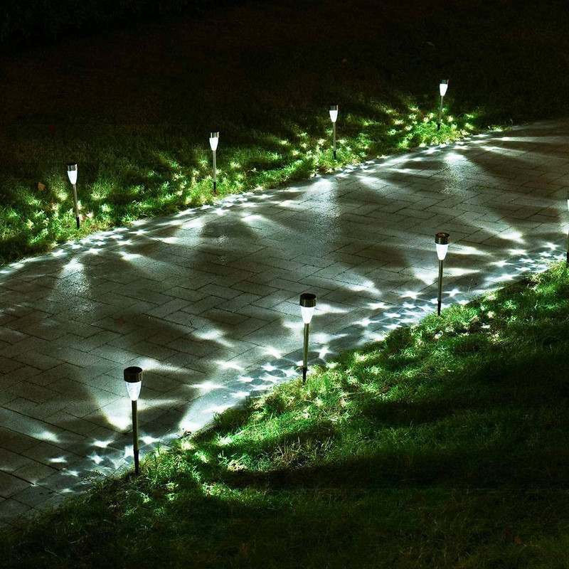 Sodo vejos lempa Lauko saulės šviesa Saulės šviesa Prožektorius Apšvietimas Lempos vandeniui atsparūs jutikliai Grindų šviestuvai Kiemo kraštovaizdžio apšvietimas