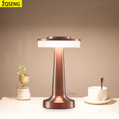 Ρετρό Μπαρ Επιτραπέζιο φωτιστικό Led Επαναφορτιζόμενο Γραφείο Φωτιστικό Διακόσμηση Δωματίου Lampe Camping Luces Διακόσμηση για καφέ κρεβατοκάμαρα Φωτάκια νύχτας