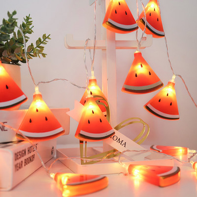 Led диня Red Pepper String Lights Батерия/USB Led Коледа Нова година Fruit Decoration Patio Lights 1.5/3M Mushroom