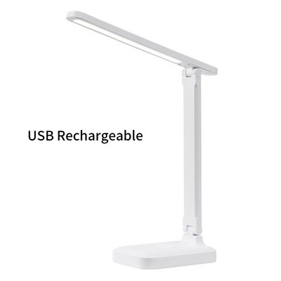 Led laualamp 3 värvi hämardatav puutetundlik kokkupandav laualamp voodi kõrval lugemiseks ühiselamu Silmade kaitse USB laetav öölamp