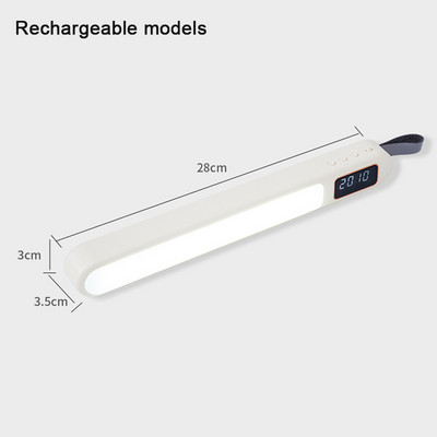 Stalinė lempa LED stalinė lempa USB įkraunama pakabinama magnetinė lemputė skaitymo lemputė Biuro priedai, skirti rašomajam stalui Miegamojo staliukas prie lovos