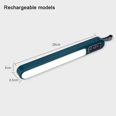 Stalinė lempa LED stalinė lempa USB įkraunama pakabinama magnetinė lemputė skaitymo lemputė Biuro priedai, skirti rašomajam stalui Miegamojo staliukas prie lovos