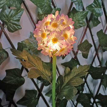 Външна водоустойчива слънчева градинска светлина за морава Хризантема Цвете Наземна лампа Пейзажна пътека Декорация на дома LED осветление