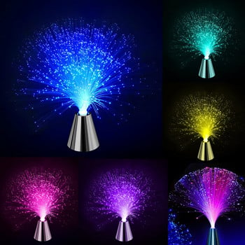 Λάμπα οπτικών ινών 7 χρωμάτων USB Starry Sky Light Φωτεινό φως επιτραπέζιου φωτισμού LED Δημιουργική διακόσμηση διακοπών για διακόσμηση σπιτιού/μπαρ/καφέ