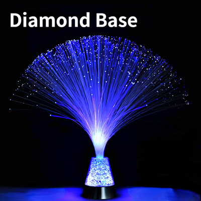 7 színű optikai lámpa USB csillagos égbolt LED világító asztali fény Kreatív ünnepi dekoráció otthoni/bár/kávé dekorációhoz