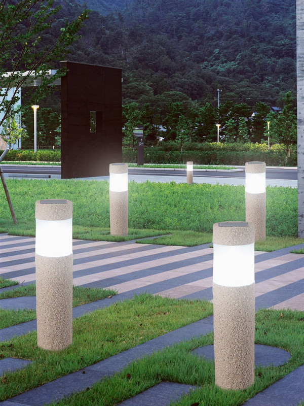 LED napelemes fűnyíró lámpa Modern műanyag gyanta homok vízálló fény kerti kültéri udvari tájvilágítás