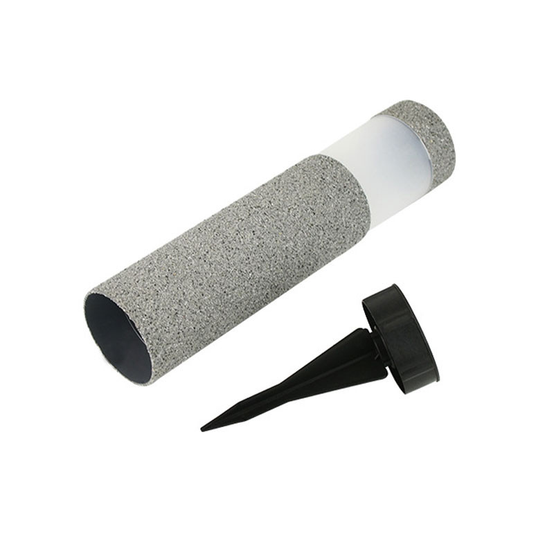 LED napelemes fűnyíró lámpa Modern műanyag gyanta homok vízálló fény kerti kültéri udvari tájvilágítás