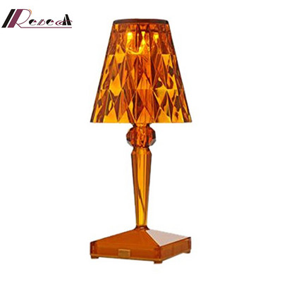 Lampă de masă cu artă din cristal acrilic Lampă de masă reîncărcabilă cu USB pentru dormitor, hotel, sufragerie, lampă de birou Restaurant