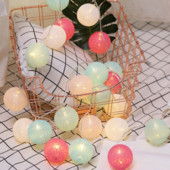 2,2M 20 LED puuvillase palliga vanikupaelad jõuluhaldja valgustusnöörid pühade pulmade jõulupeo kodukaunistamiseks