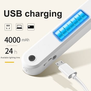 LED нощна лампа Настолна лампа Офис лампи за кабинет USB акумулаторна настолна лампа Магнитно затъмняване Защита на очите Светлини за спалня