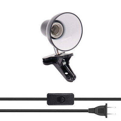 Lampă de birou E27, alb negru