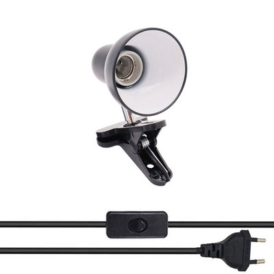 Lampă de birou E27, alb negru