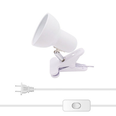 Lampă de birou E27, alb negru