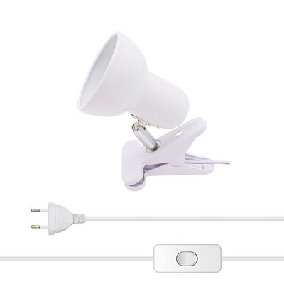 Lampă de birou E27, alb negru