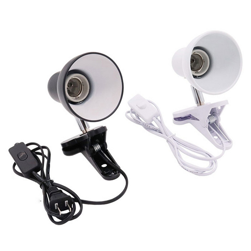 Lampă de birou E27, alb negru