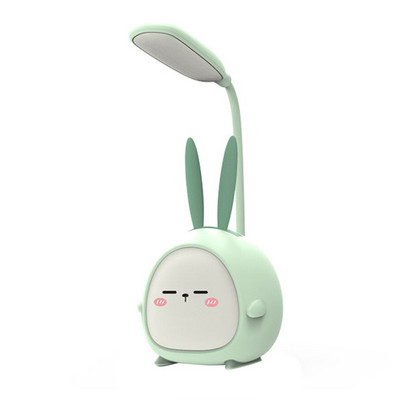Skaitymo lempa USB LED Kawaii Rabbit Stalinė lempa Vaikų akių apsauga Stalinė lempa Animacinis filmas Spalvinga naktinė šviesa