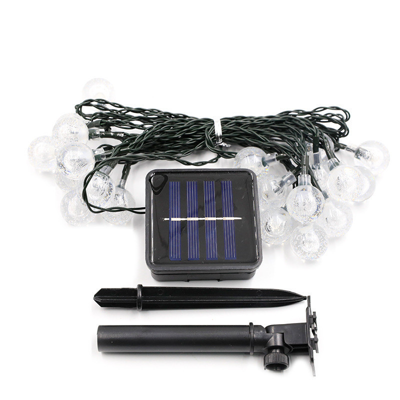 Bubble LED Lumină solară Lampă în aer liber șir de lumini pentru vacanță petrecere de Crăciun Lumină zână impermeabilă Grădină Ghirlanda de lumină solară