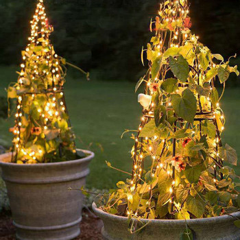 Αδιάβροχη μπαταρία Led String Lights Fairy Garland Διακοσμήσεις Χριστουγεννιάτικων Δέντρων Εξωτερικών Αδιάβροχα Φωτάκια Δρόμου Κήπου Γάμου