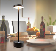 Lampă de birou, reîncărcabilă, rezistentă la apă, din aliaj, cu LED-uri, lampi de masă din metal, cu reglaj la atingere, pentru bar, sufragerie, lectură, camping