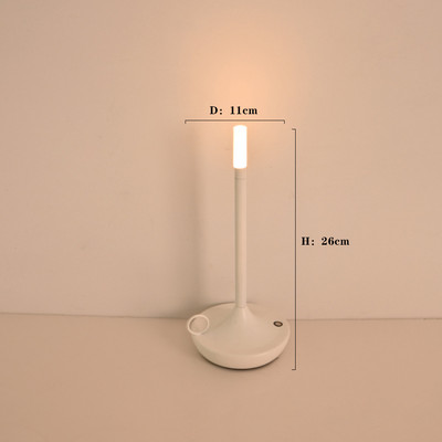 Candle Creative Atmosferos stalo lempa Įkraunama Touch Stalinės lempos, skirtos kavos restorano stalo dekoravimui Naktinė šviesa