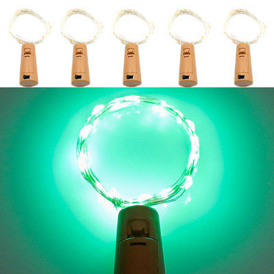 Lumini cu zâne 5 buc dop pentru sticle LED șir de iluminat lumini de Crăciun nuntă vacanță decorare petrecere Anul nou grădină Hoem decor