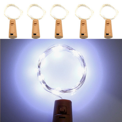 Lumini cu zâne 5 buc dop pentru sticle LED șir de iluminat lumini de Crăciun nuntă vacanță decorare petrecere Anul nou grădină Hoem decor