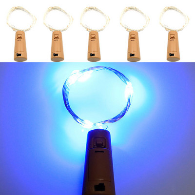 Lumini cu zâne 5 buc dop pentru sticle LED șir de iluminat lumini de Crăciun nuntă vacanță decorare petrecere Anul nou grădină Hoem decor