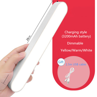 LED-laualamp USB-laualamp, lugemisvalgusti magnetiline magamistoa voodi kõrval kaugjuhtimispult öövalgusti