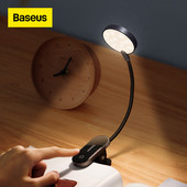 Book Light USB LED laetav mini klambriga laualamp Light Paindlik öövalgus lugemislamp reisimiseks magamistoa raamatu