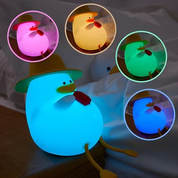 Φωτιστικό Cloud Night Light LED σιλικόνης Φωτιστικό κομοδίνου αφής Επιτραπέζιο φωτιστικό πάπιας Φωτιστικό γραφείου για παιδιά Διακόσμηση κρεβατοκάμαρας για κοριτσάκια