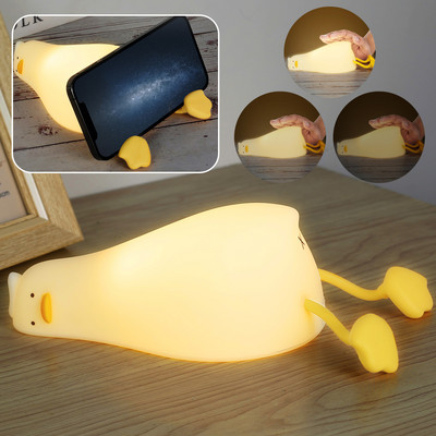 Cloud Lamp LED nočné svetlo silikónové nočné svetlo dotykové stolové svetlo kačiaca lampa stolová nočná lampa pre deti dievčenská spálňa dekorácia