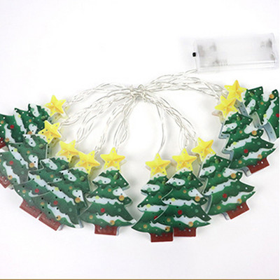 Karácsonyi dekoráció LED fényfüzér hópehely hóember Mikulás karácsonyfa füzér karácsonyfa dísz otthonra